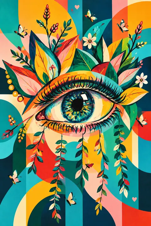 Fluttering Gaze